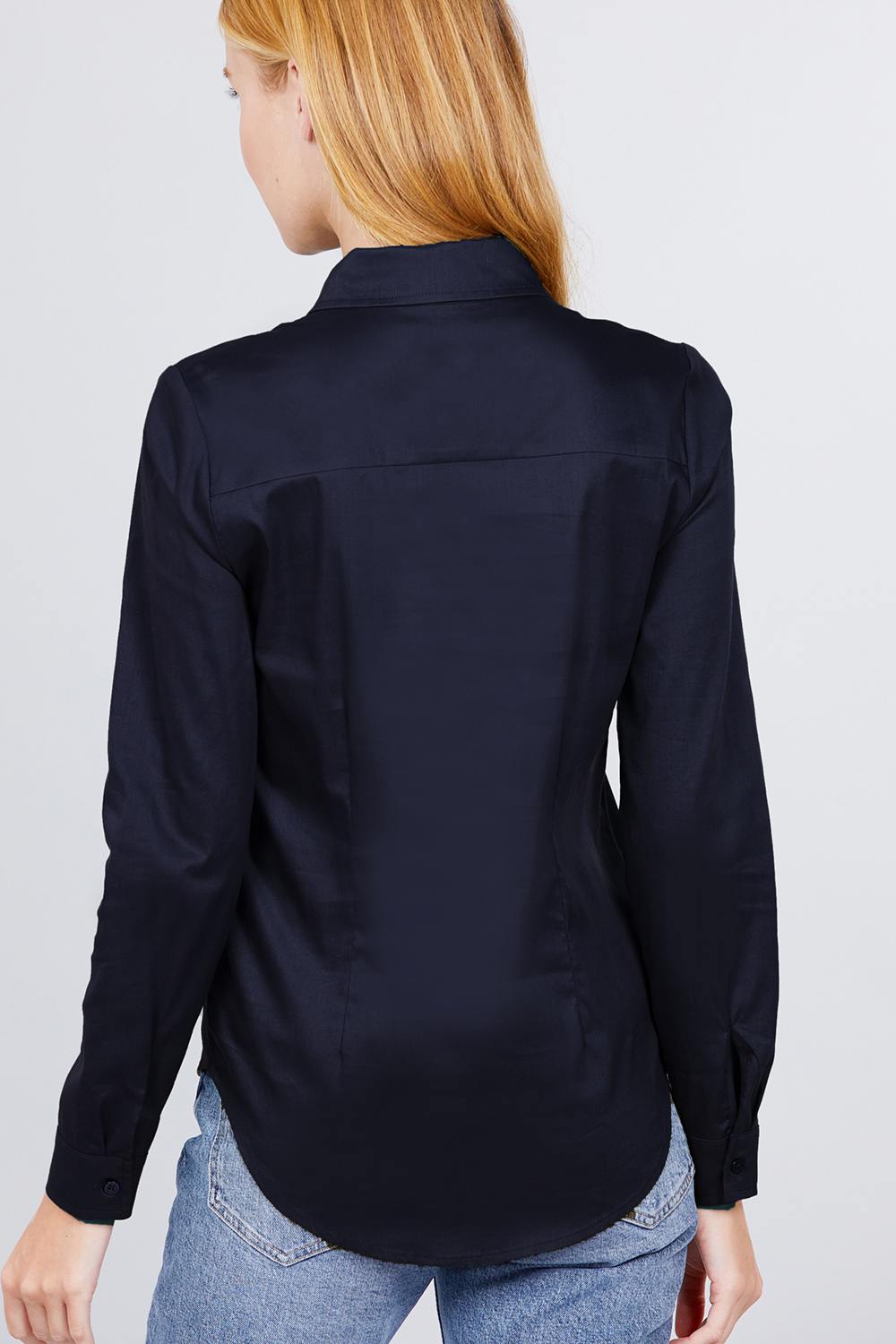 Black Button Down Woven Shirts