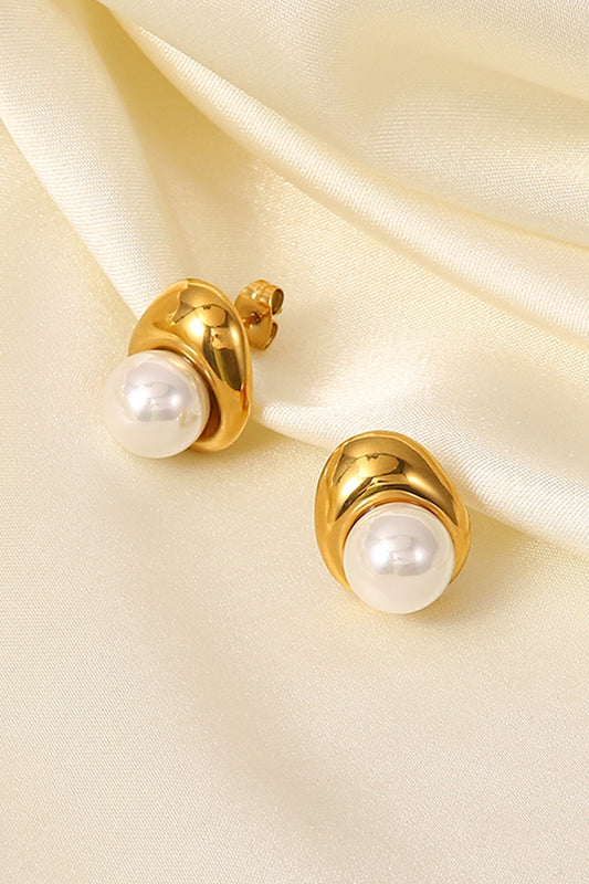 Lovelier Than Ever Pearl Stud Earrings