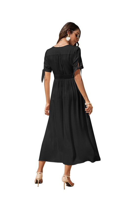 Maxi Dress with buttons on the front