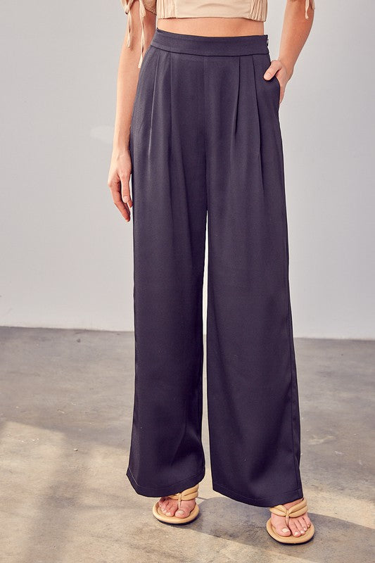 black Wide Leg Pants