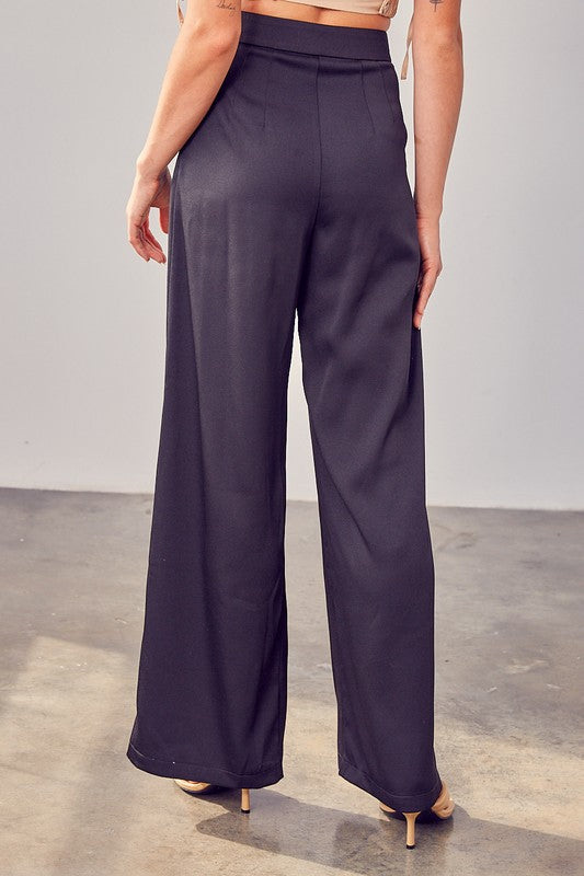 black Wide Leg Pants