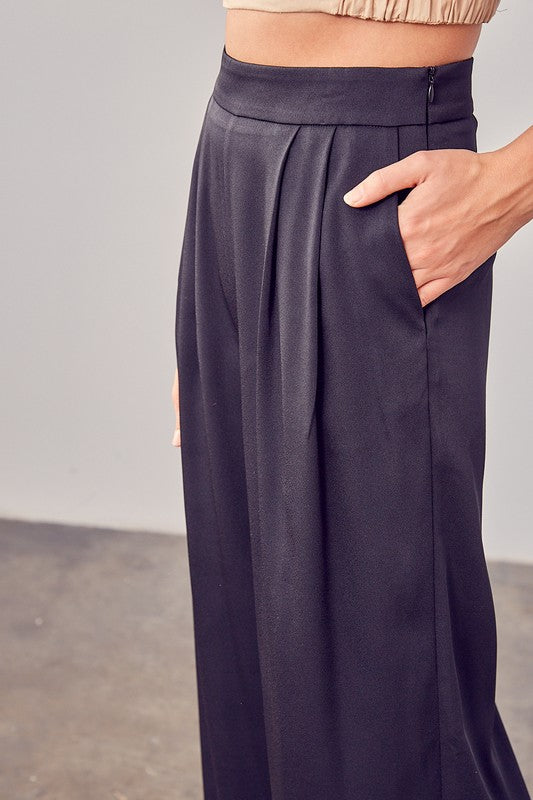 black Wide Leg Pants