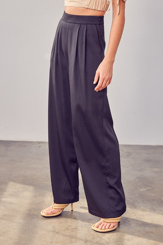 black Wide Leg Pants