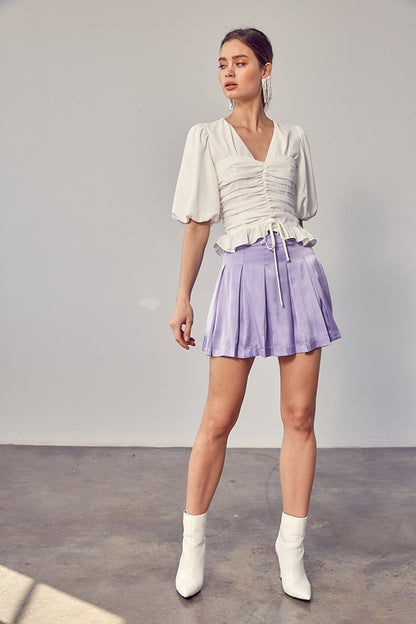 Lavender Line Mini Skort