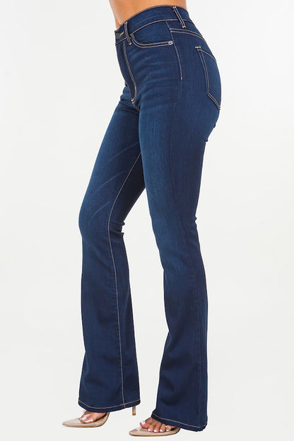 Raya Boot Cut Jean in Dark Denim