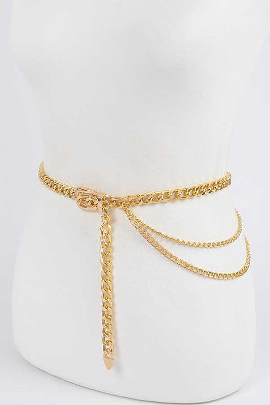 Iconic Layer Chain Belt