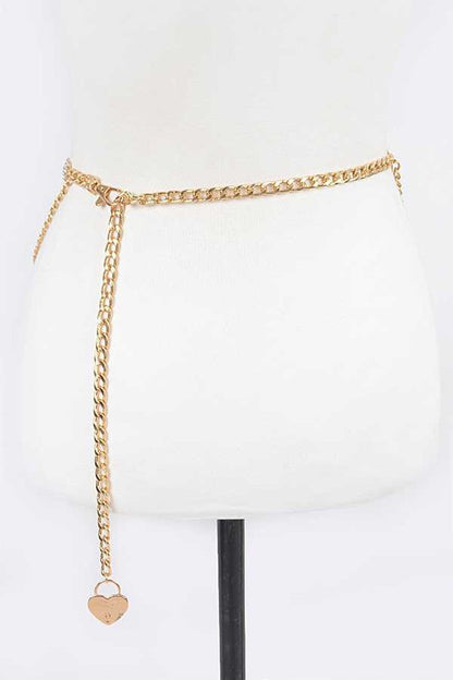 Iconic Rhinestone Layered Chain Belt