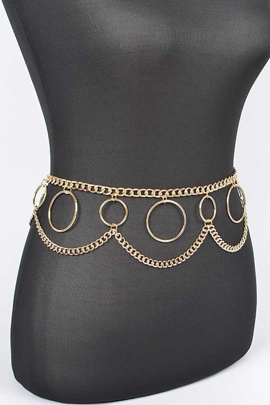 Hoop And Chain Iconic Chain Belt