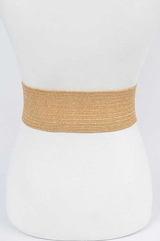 Bamboo Buckle Elastic Belt