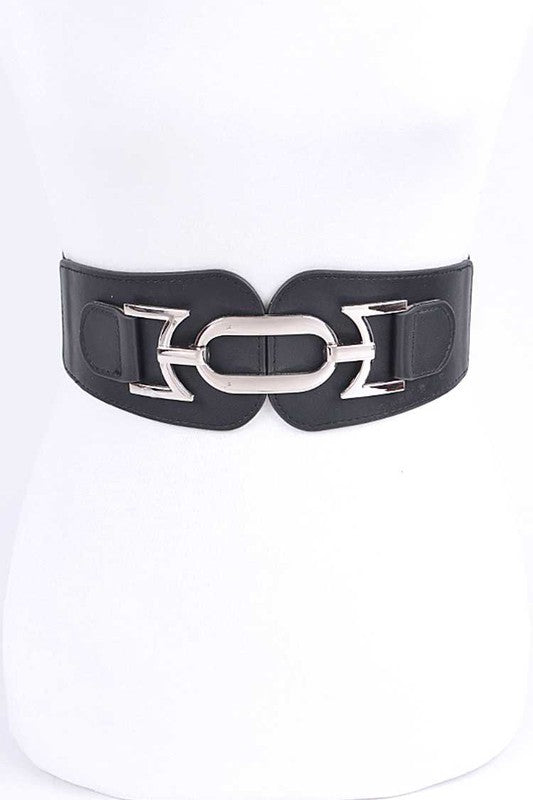 Iconic Buckle Elastic Belt