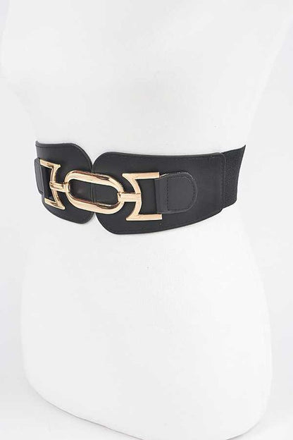 Iconic Buckle Elastic Belt