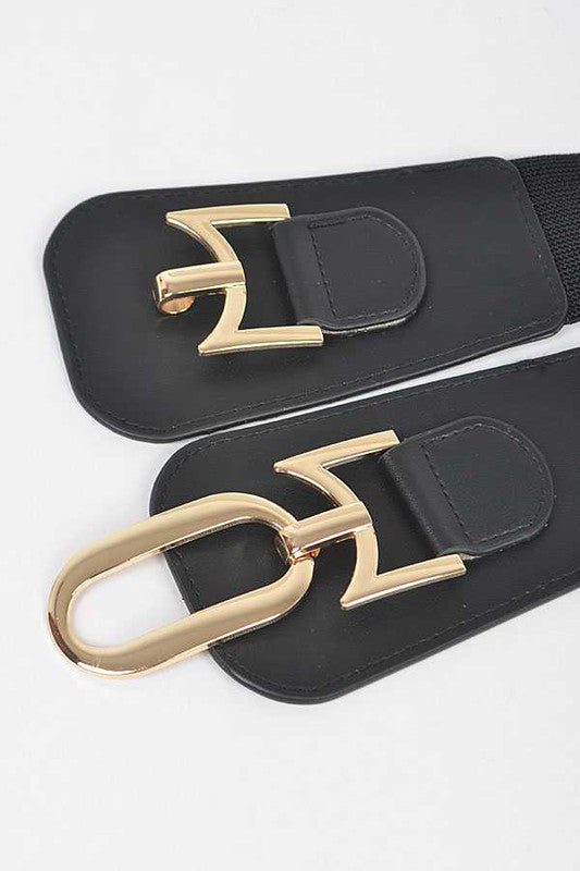 Iconic Buckle Elastic Belt