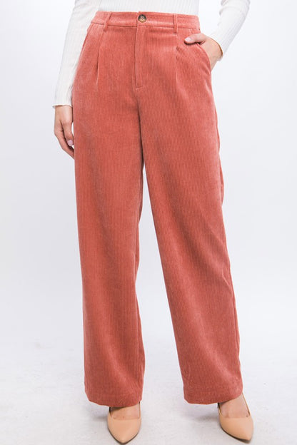 Peach Trouser Pants