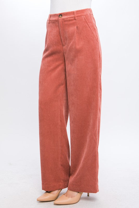 Peach Trouser Pants