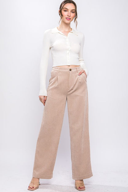 Peach Trouser Pants