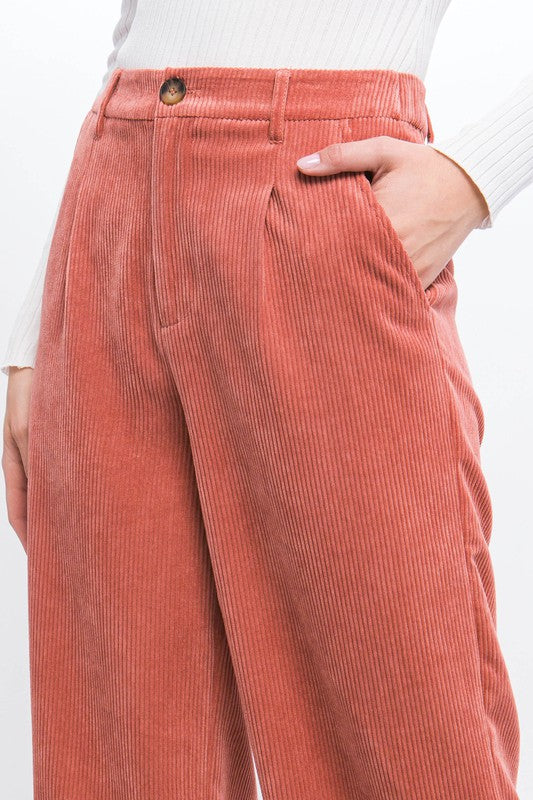 Peach Trouser Pants