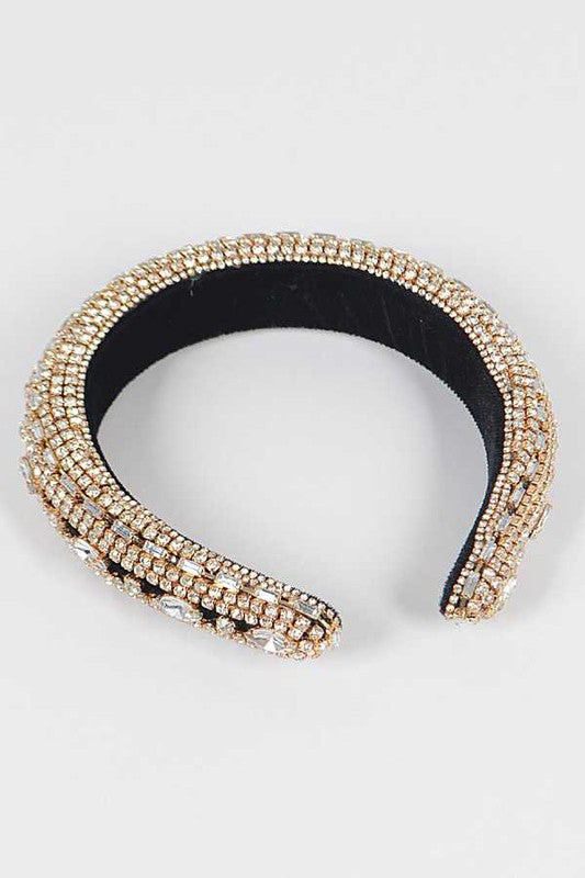 Puffy Rhinestone Statement Headband