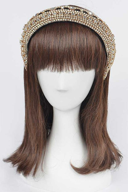 Puffy Rhinestone Statement Headband