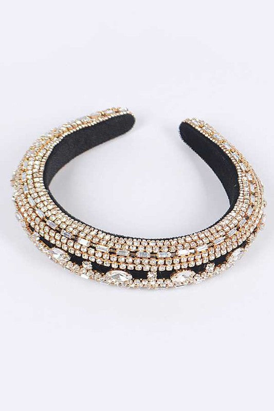 Puffy Rhinestone Statement Headband