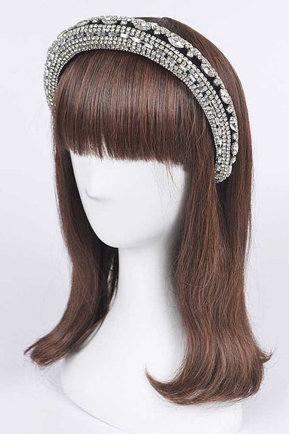 Puffy Rhinestone Statement Headband