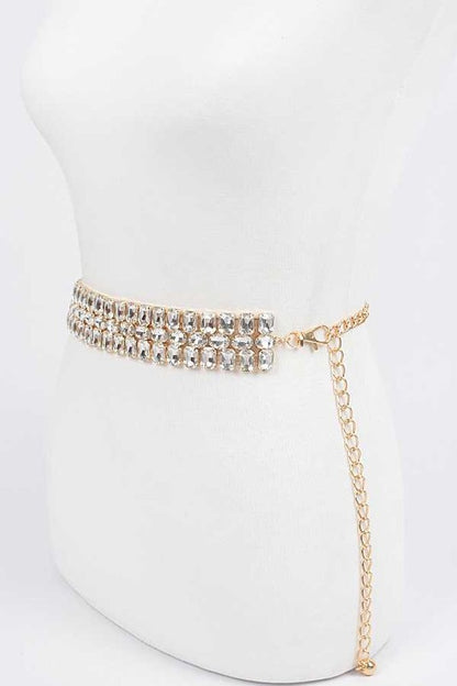 Bejewel Statement Chain Belt