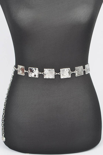 Square Plate Iconic Chain Belt