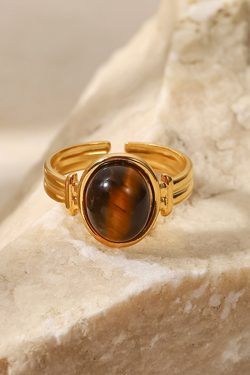 18K Gold Plated Open Ring