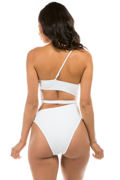 Peach Chic Belt One-Piece