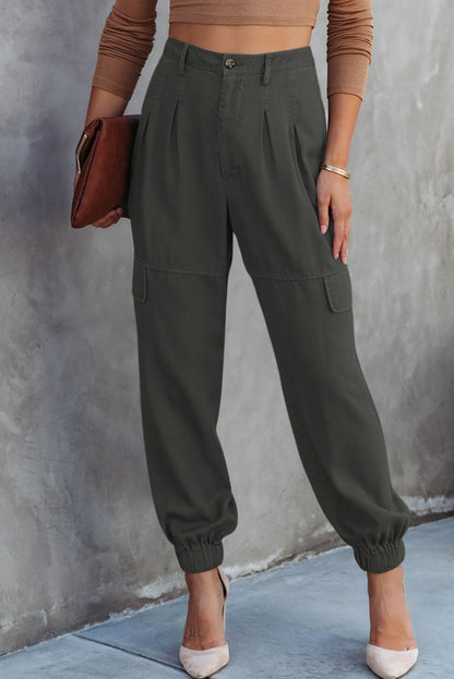 High Waist Cargo Pants