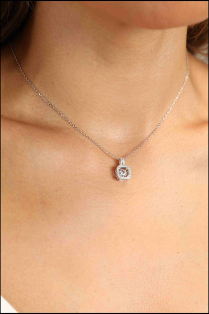 Moissanite 925 Sterling Silver Necklace