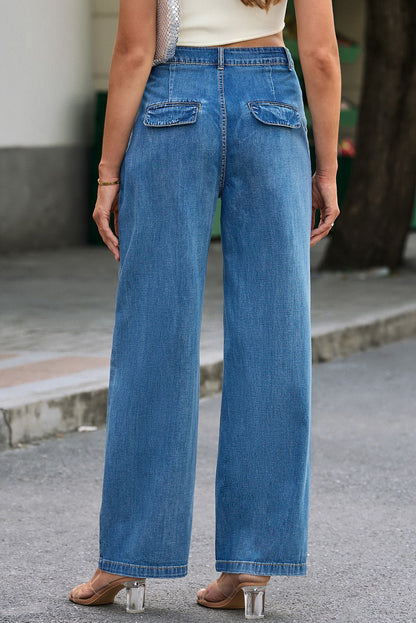 High Waist Wide Leg Jeans