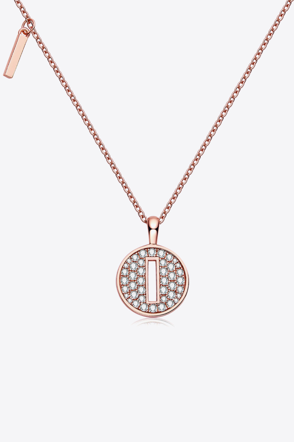 Moissanite A to J Pendant Necklace