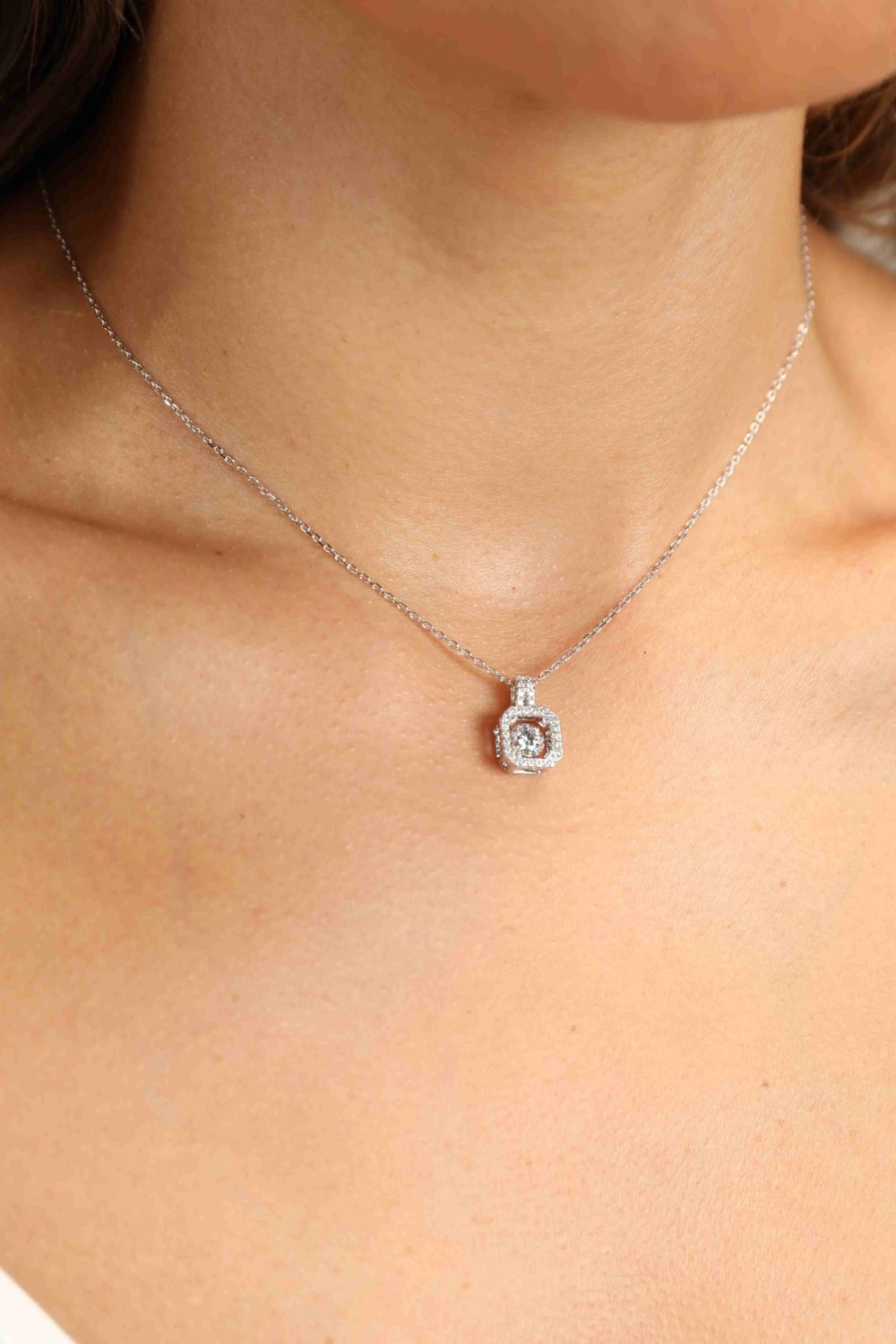 Moissanite 925 Sterling Silver Necklace