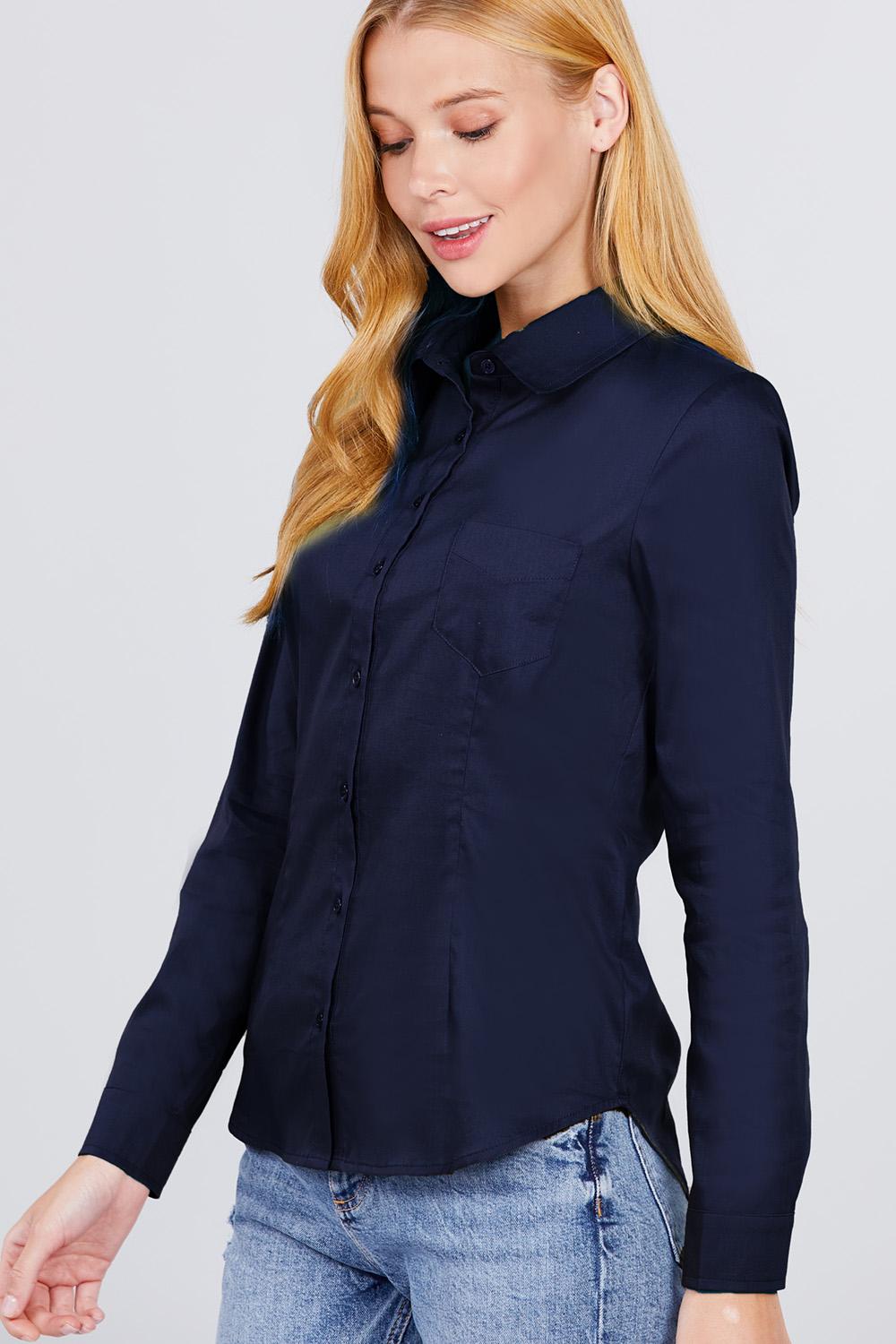 Black Button Down Woven Shirts