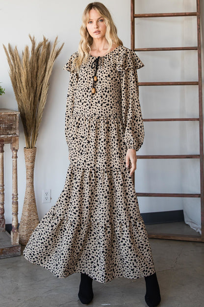 Grey Bohemian Maxi Dress