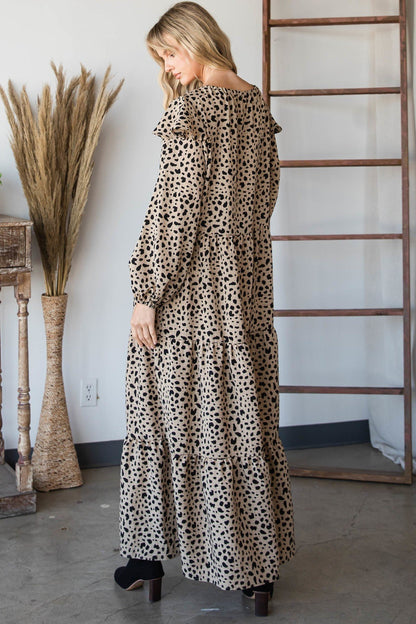 Grey Bohemian Maxi Dress