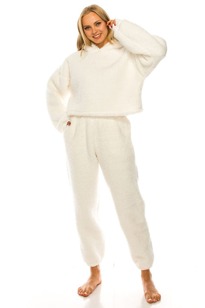 White 2 Piece Pajama Set