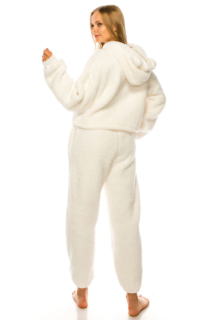 White 2 Piece Pajama Set