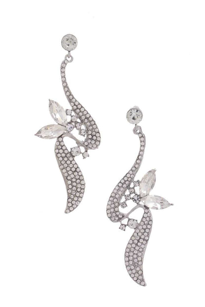 Women Rhinestone Dangle Earring