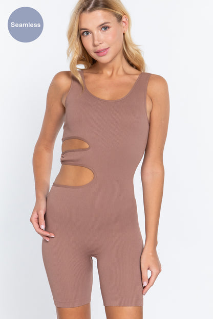 Suave Cut-out Seamless Romper