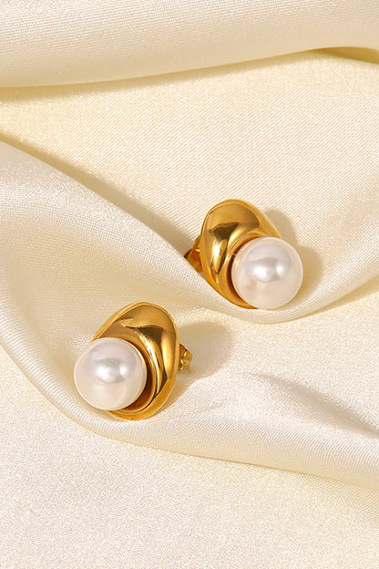 Lovelier Than Ever Pearl Stud Earrings