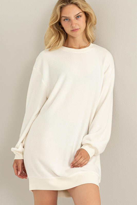 Girlfriend Sweatshirt Mini Dress