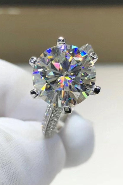 5 Carat  Moissanite 6-Prong Ring