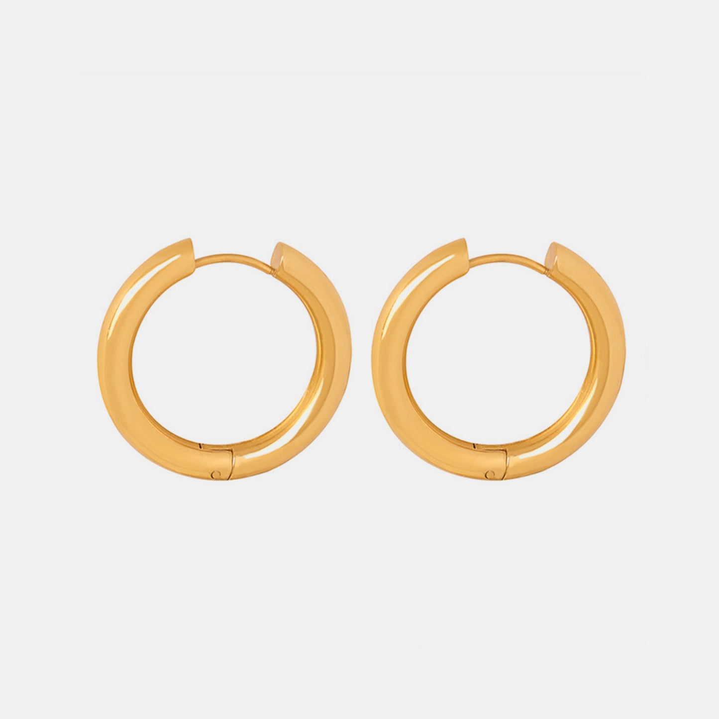 18K Gold-Plated Huggie Earrings