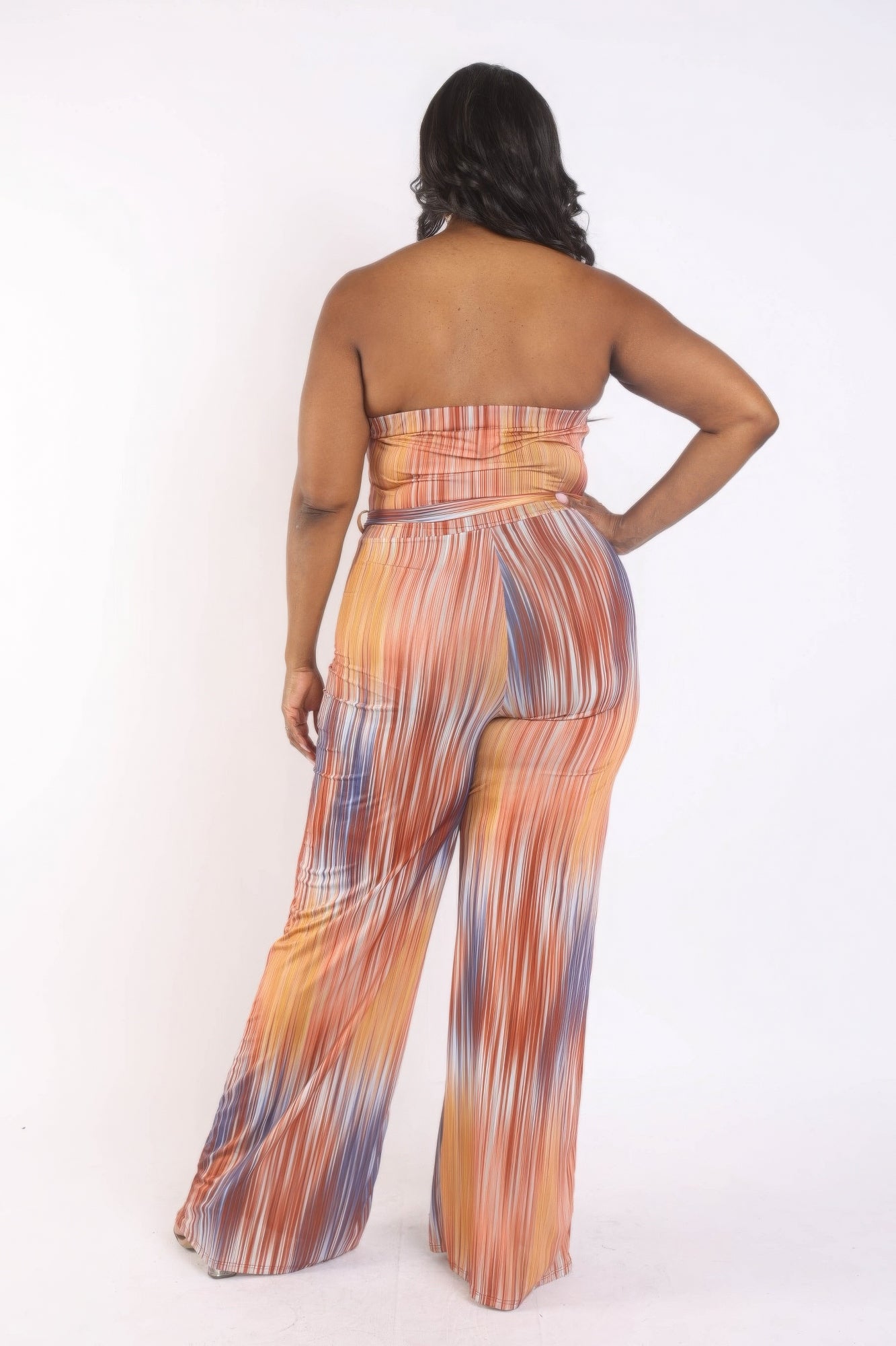 Printed Tube Jumpsuit