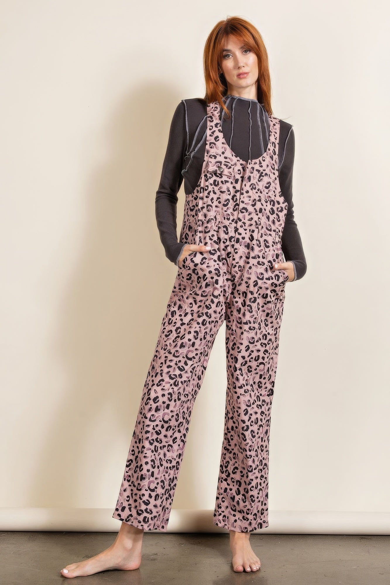 Thistle Animal/leopard Printed Jumpsuit