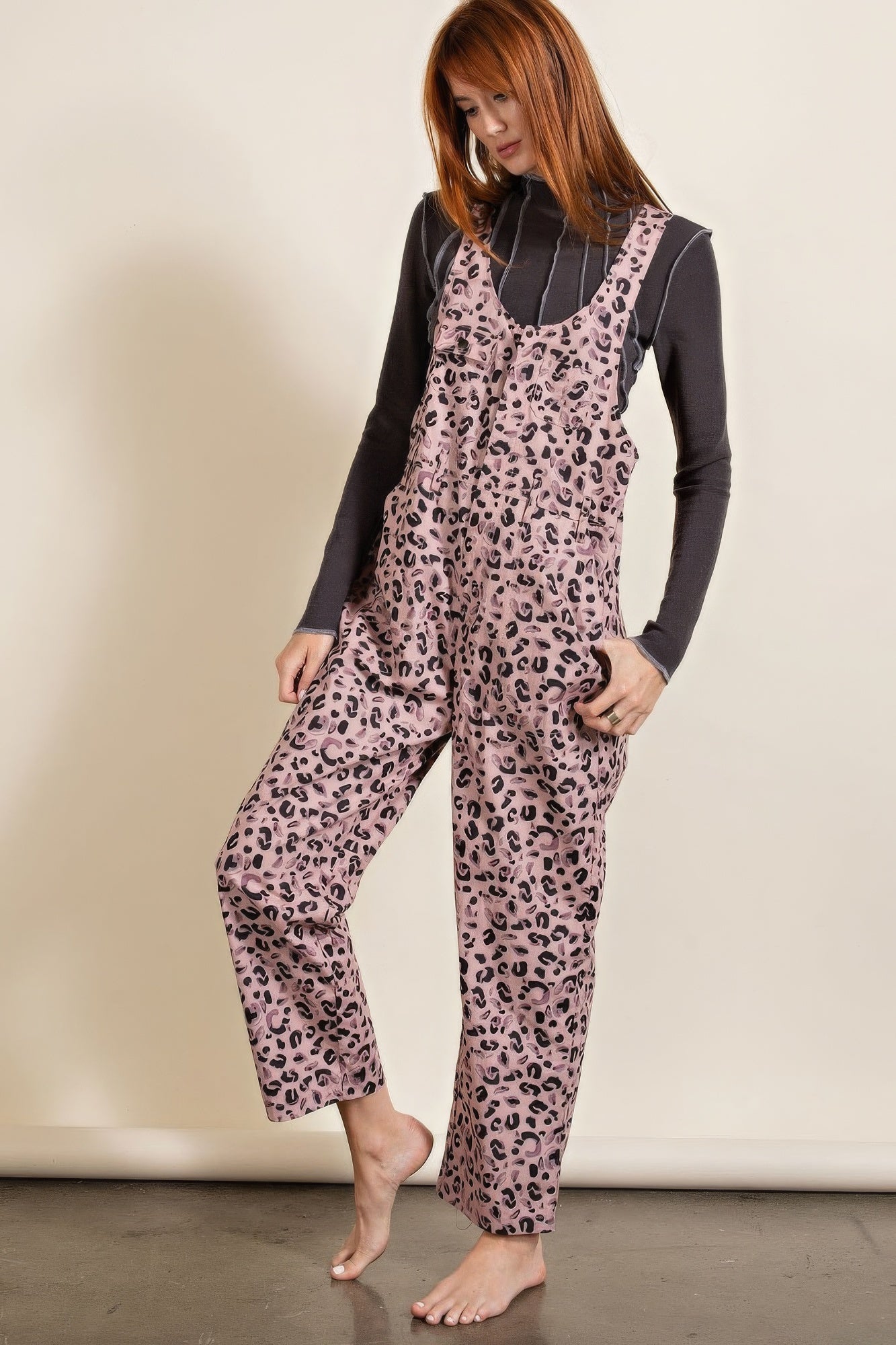 Thistle Animal/leopard Printed Jumpsuit