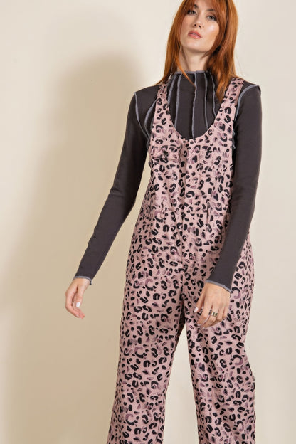 Thistle Animal/leopard Printed Jumpsuit