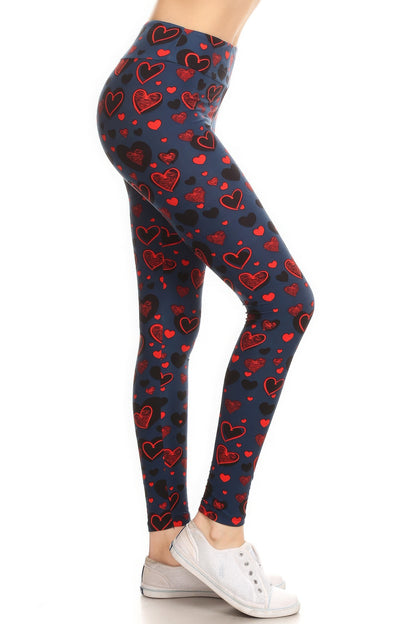 Full Length Leggings In A Slim Fitting Style With A Banded High Waist