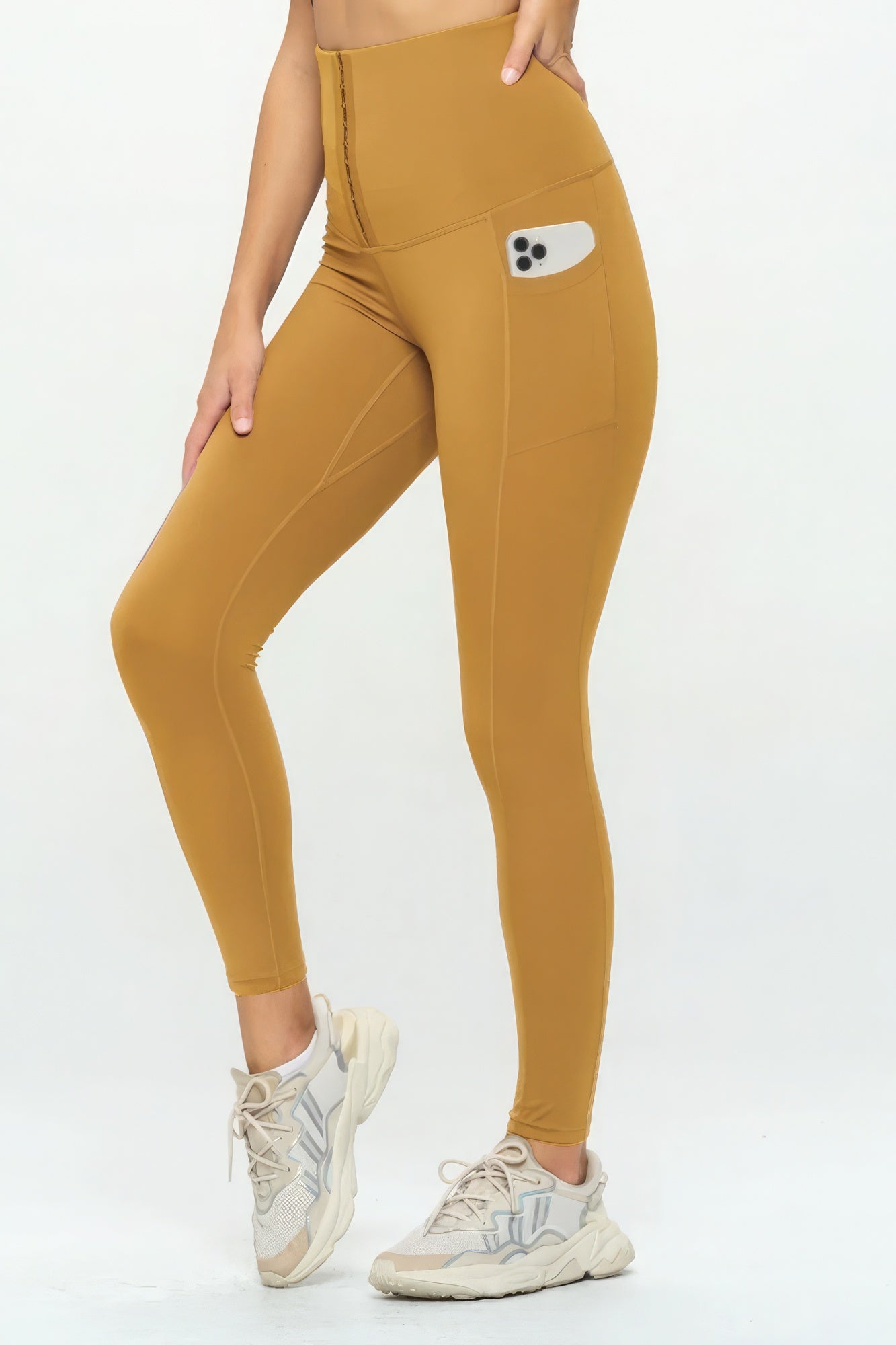 Yellow Body Shaper Fashion Yoga Legging